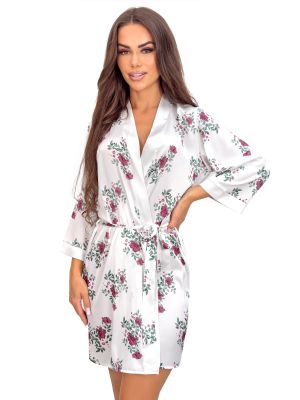 Satin-Bademantel für Damen – Julia