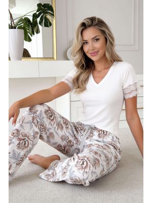 Elegante Damenpyjamas mit langer Hose – Elizabeth Long