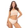 Beige Damen-Slip aus Baumwolle mit Spitze – 264 - 4