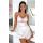 Cremefarbene Satin-Pyjamas – Ariela 1/2