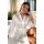 Satin-Bademantel in Creme – Ariela