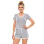 Damenpyjama mit Spitze – Megi Short - 4