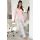 Damen-Pyjama mit Karomuster – Dani Long, rosa