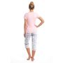 Rosa Baumwollpyjama – Dani 3/4 - 4