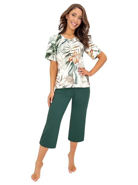 Elegante Viskose-Pyjamas – Olivia 3/4 - 3