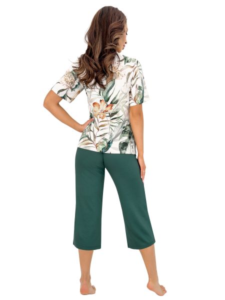 Elegante Viskose-Pyjamas – Olivia 3/4 - 4