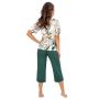 Elegante Viskose-Pyjamas – Olivia 3/4 - 5