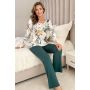 Elegante Langarm-Pyjamas – Olivia Long - 2