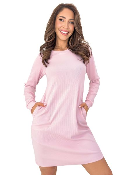Rosa Damen-Nachthemd – Home rosa - 2