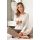 Beige Damen-Pyjama mit langen Ärmeln – Adore Long Beige