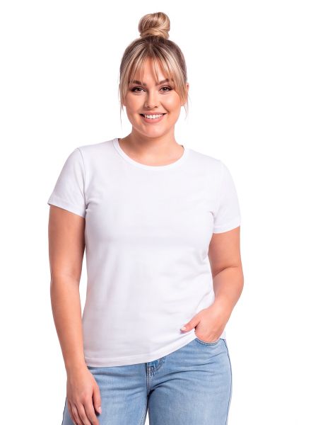 107 weißes Plus-Size-T-Shirt - 2