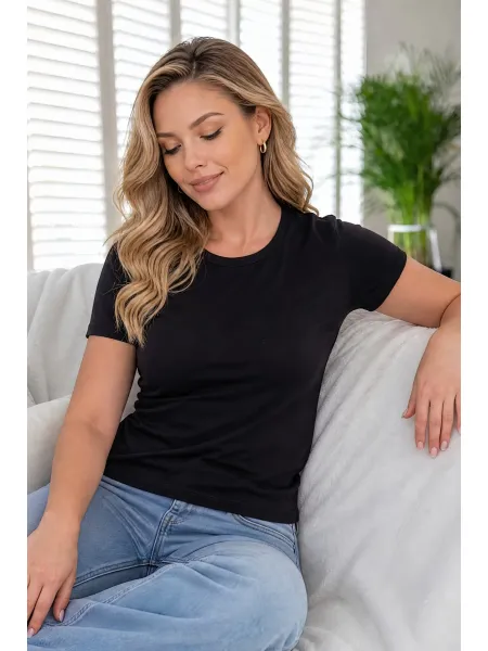 107 schwarzes T-Shirt