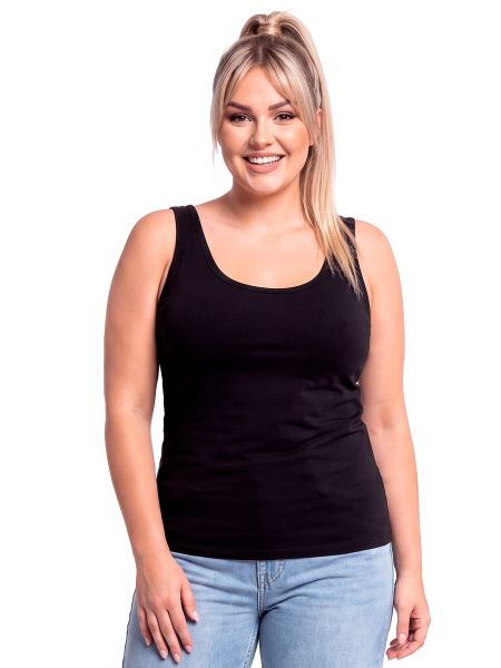 102 schwarzes T-Shirt in Übergröße - 2