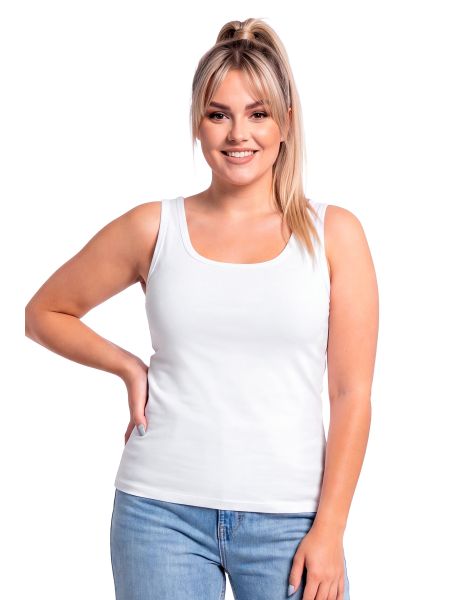 102 weißes T-Shirt in Übergröße - 2