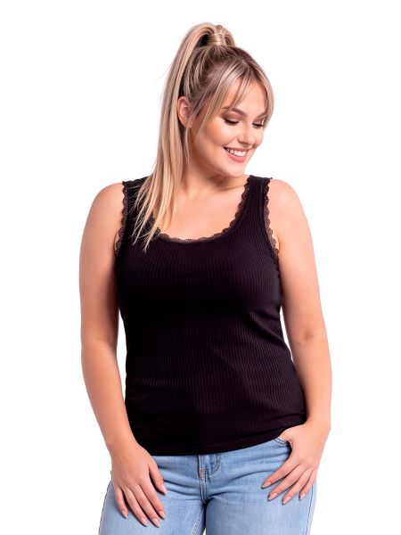 109 schwarzes T-Shirt in Übergröße - 2