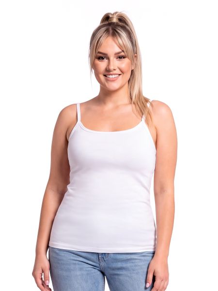 105 weißes Plus-Size-T-Shirt - 2
