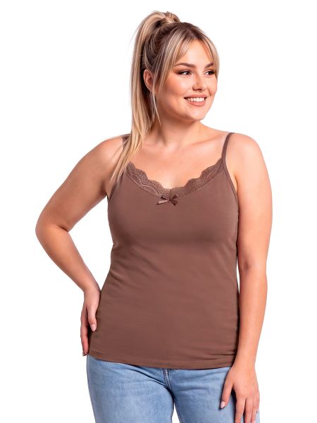 106 braunes T-Shirt in Übergröße - 2