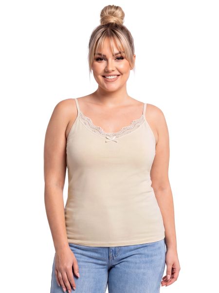 106 beiges T-Shirt in Übergröße - 2