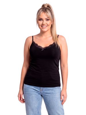 106 schwarzes T-Shirt in Übergröße