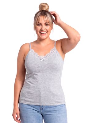 106 Melange-T-Shirt in Übergröße