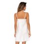 Satin-T-Shirt mit Spitze – Tiffani Ecru - 3