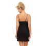 Sexy Nachthemd mit Spitze – Janette, schwarz - 3