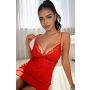 Sexy Nachthemd mit Spitze – Janette, rot - 2