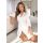 Satin-Bademantel für Damen – Mari, Ecru