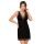 Schwarzes Nachthemd mit eleganter Spitze – Hana II